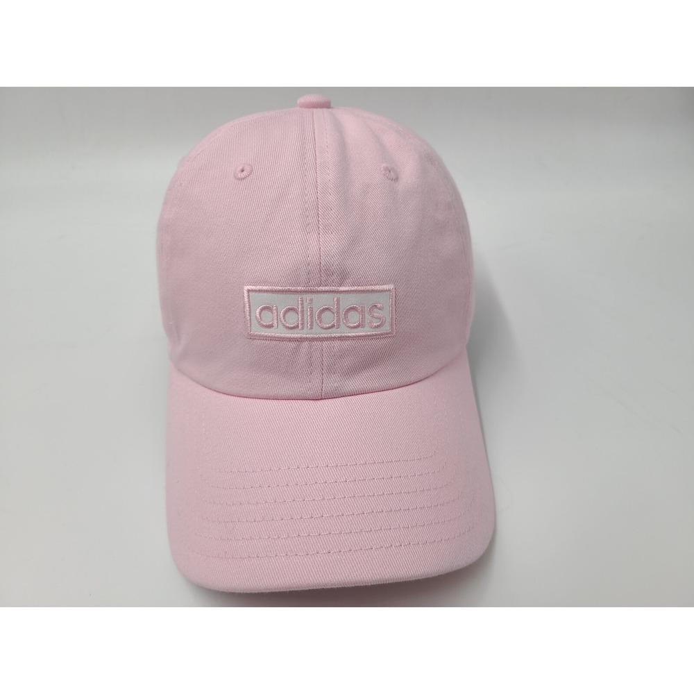 Women Adidas Aeroready Adjustable Hat Cap Baseball Golf Tennis Casual Pink White